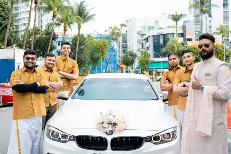 BMW 7 Series groom photo